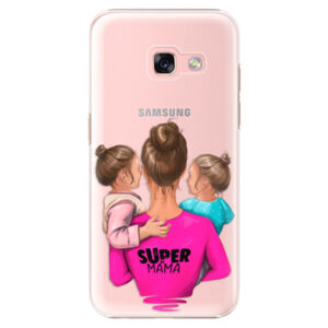 Plastové puzdro iSaprio - Super Mama - Two Girls - Samsung Galaxy A3 2017