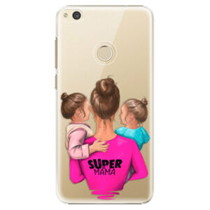 Plastové puzdro iSaprio - Super Mama - Two Girls - Huawei P8 Lite 2017