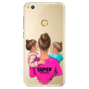 Plastové puzdro iSaprio - Super Mama - Two Girls - Huawei Honor 8 Lite