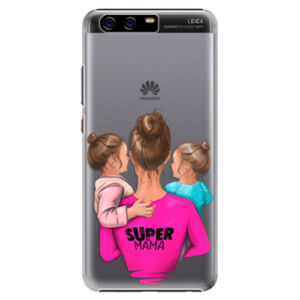 Plastové puzdro iSaprio - Super Mama - Two Girls - Huawei P10 Plus