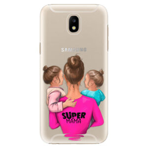 Plastové puzdro iSaprio - Super Mama - Two Girls - Samsung Galaxy J5 2017