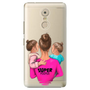 Plastové puzdro iSaprio - Super Mama - Two Girls - Lenovo K6 Note