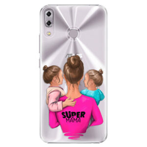 Plastové puzdro iSaprio - Super Mama - Two Girls - Asus ZenFone 5 ZE620KL