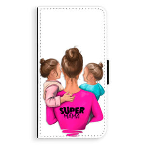 Flipové puzdro iSaprio - Super Mama - Two Girls - Sony Xperia XZ