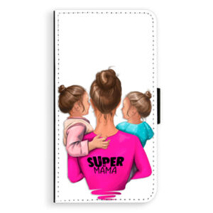 Flipové puzdro iSaprio - Super Mama - Two Girls - Huawei P10 Plus