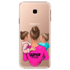 Plastové puzdro iSaprio - Super Mama - Two Girls - Samsung Galaxy J4+