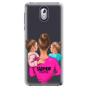 Plastové puzdro iSaprio - Super Mama - Two Girls - Nokia 3.1