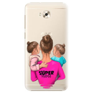 Plastové puzdro iSaprio - Super Mama - Two Girls - Asus ZenFone 4 Selfie ZD553KL