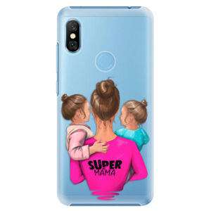 Plastové puzdro iSaprio - Super Mama - Two Girls - Xiaomi Redmi Note 6 Pro