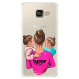 Silikónové puzdro iSaprio - Super Mama - Two Girls - Samsung Galaxy A5 2016