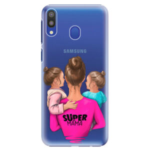Plastové puzdro iSaprio - Super Mama - Two Girls - Samsung Galaxy M20