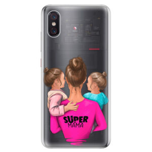 Odolné silikonové pouzdro iSaprio - Super Mama - Two Girls - Xiaomi Mi 8 Pro