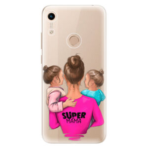 Odolné silikónové puzdro iSaprio - Super Mama - Two Girls - Huawei Honor 8A