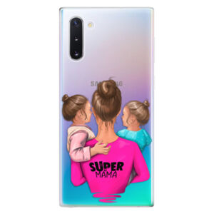 Odolné silikónové puzdro iSaprio - Super Mama - Two Girls - Samsung Galaxy Note 10