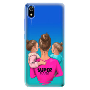 Odolné silikónové puzdro iSaprio - Super Mama - Two Girls - Xiaomi Redmi 7A
