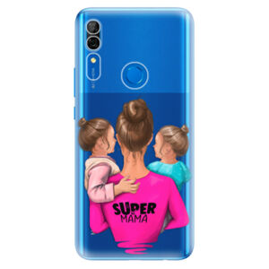 Odolné silikónové puzdro iSaprio - Super Mama - Two Girls - Huawei P Smart Z