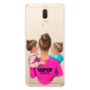 Odolné silikónové puzdro iSaprio - Super Mama - Two Girls - Huawei Mate 10 Lite