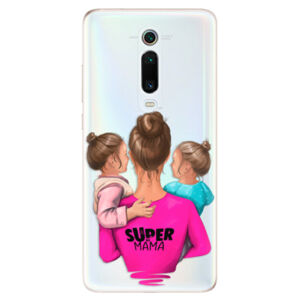 Odolné silikónové puzdro iSaprio - Super Mama - Two Girls - Xiaomi Mi 9T Pro