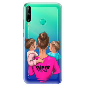 Odolné silikónové puzdro iSaprio - Super Mama - Two Girls - Huawei P40 Lite E