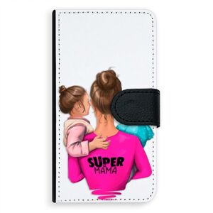 Univerzálne flipové puzdro iSaprio - Super Mama - Two Girls - Flip XL