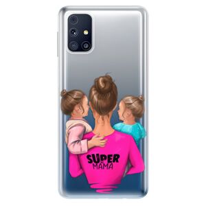 Odolné silikónové puzdro iSaprio - Super Mama - Two Girls - Samsung Galaxy M31s
