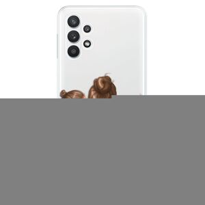 Odolné silikónové puzdro iSaprio - Super Mama - Two Girls - Samsung Galaxy A32 5G