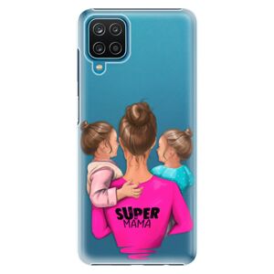 Plastové puzdro iSaprio - Super Mama - Two Girls - Samsung Galaxy A12