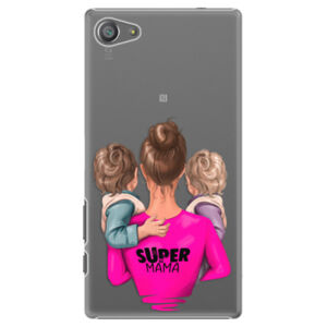 Plastové puzdro iSaprio - Super Mama - Two Boys - Sony Xperia Z5 Compact