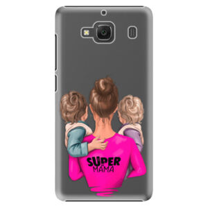 Plastové puzdro iSaprio - Super Mama - Two Boys - Xiaomi Redmi 2
