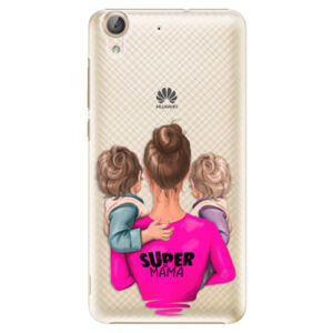 Plastové puzdro iSaprio - Super Mama - Two Boys - Huawei Y6 II
