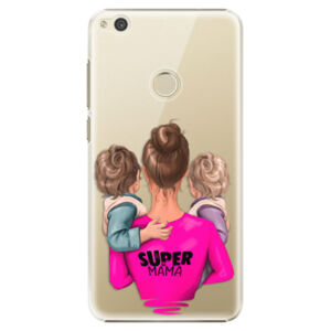 Plastové puzdro iSaprio - Super Mama - Two Boys - Huawei P9 Lite 2017