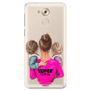 Plastové puzdro iSaprio - Super Mama - Two Boys - Huawei Nova Smart