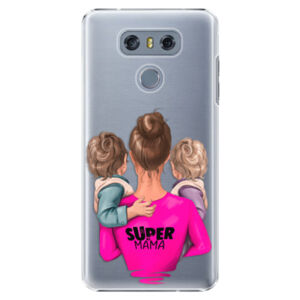 Plastové puzdro iSaprio - Super Mama - Two Boys - LG G6 (H870)