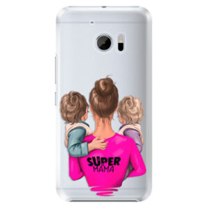 Plastové puzdro iSaprio - Super Mama - Two Boys - HTC 10
