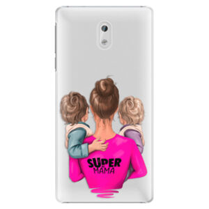 Plastové puzdro iSaprio - Super Mama - Two Boys - Nokia 3