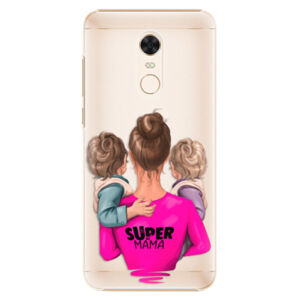 Plastové puzdro iSaprio - Super Mama - Two Boys - Xiaomi Redmi 5 Plus