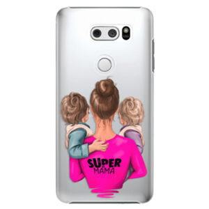 Plastové puzdro iSaprio - Super Mama - Two Boys - LG V30