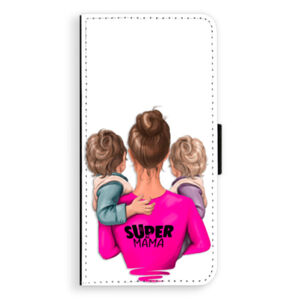 Flipové puzdro iSaprio - Super Mama - Two Boys - Huawei Ascend P8