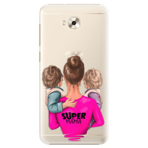 Plastové puzdro iSaprio - Super Mama - Two Boys - Asus ZenFone 4 Selfie ZD553KL