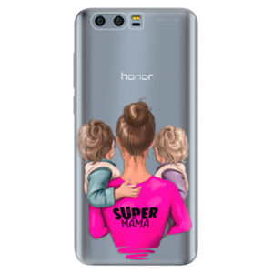 Silikónové puzdro iSaprio - Super Mama - Two Boys - Huawei Honor 9