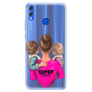 Silikónové puzdro iSaprio - Super Mama - Two Boys - Huawei Honor 8X