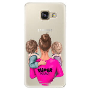 Silikónové puzdro iSaprio - Super Mama - Two Boys - Samsung Galaxy A5 2016