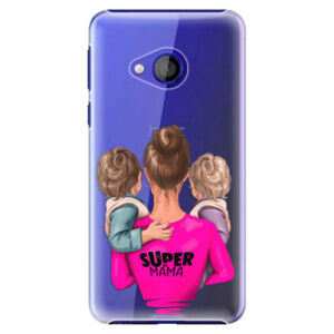 Plastové puzdro iSaprio - Super Mama - Two Boys - HTC U Play