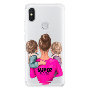 Silikónové puzdro iSaprio - Super Mama - Two Boys - Xiaomi Redmi S2