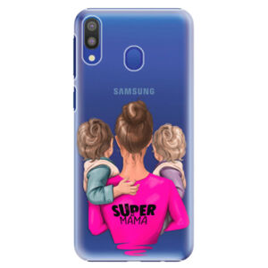 Plastové puzdro iSaprio - Super Mama - Two Boys - Samsung Galaxy M20