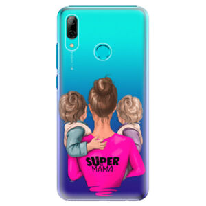 Plastové puzdro iSaprio - Super Mama - Two Boys - Huawei P Smart 2019