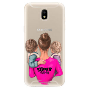 Odolné silikónové puzdro iSaprio - Super Mama - Two Boys - Samsung Galaxy J5 2017