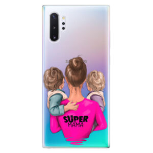 Odolné silikónové puzdro iSaprio - Super Mama - Two Boys - Samsung Galaxy Note 10+