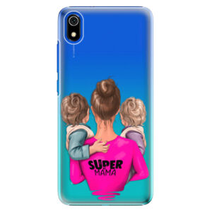 Plastové puzdro iSaprio - Super Mama - Two Boys - Xiaomi Redmi 7A