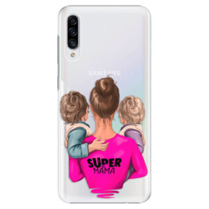 Plastové puzdro iSaprio - Super Mama - Two Boys - Samsung Galaxy A30s